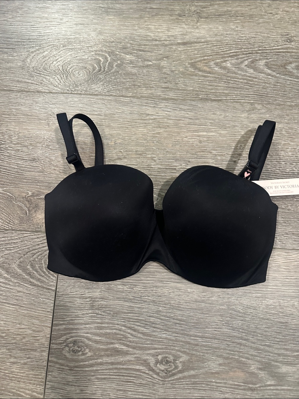 Victoria's Secret Black Body Convertible Strapless Bra